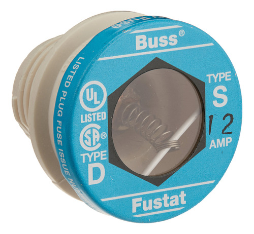 Cooper Bussmann S-12 Fustat Tapon Doble Elemento