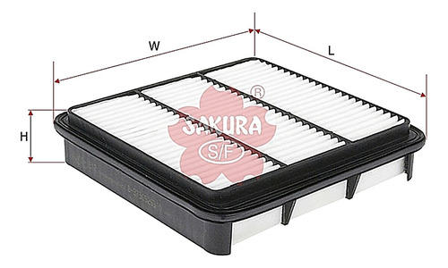 Filtro Aire Mitsubishi L200 L4 2.4l 17_19 Sakura 8640120