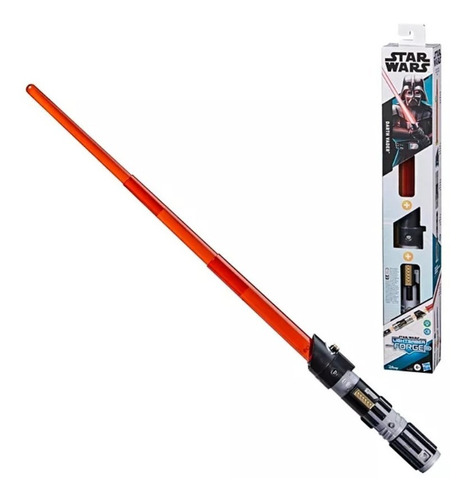 Espada Sable Rojo Star Wars Con Luz Y Retráctil Hasbro