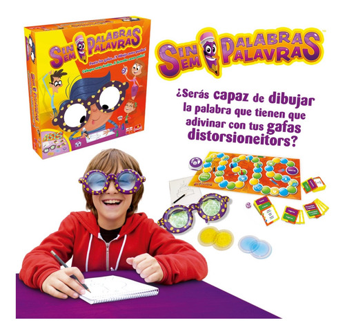 Juego De Mesa Sin Palabras Reto En Equipo Familiar Goliath
