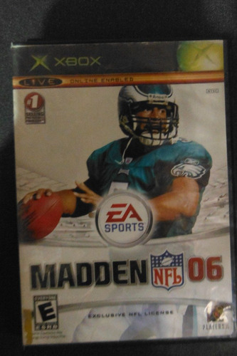 Xbox Madden 06 Videojuego Deportes Sports American Football