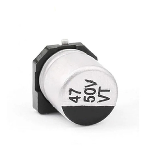 Capacitor Electrolitico 47uf 50v Smd  105º x10 Unidades