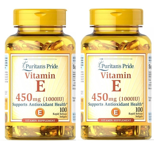 Vitamina E Puritans Pride 450mg (1000iu)  100 Softgel Oferta