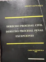 Comprar Derecho Procesal Civil Derecho Procesal Penal Excepciones #*