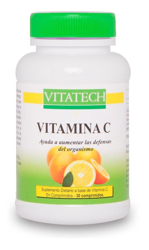 Vitamina C Vita Tech 30 Comprimidos