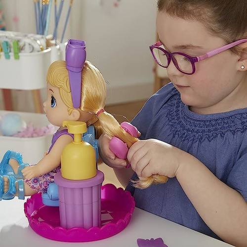 Boneca Baby Alive Sudsy Styling Loira Hasbro