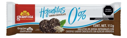 8 Pzas Galletas Granvita Hojuelitas De Avena Integral Con Ch