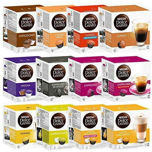 Capsulas Dolce Gusto 10 Cajas De 10 Unidades C/u 