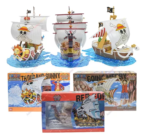 Going Merry One Piece Action Figure Diy Montar Luffy Ship