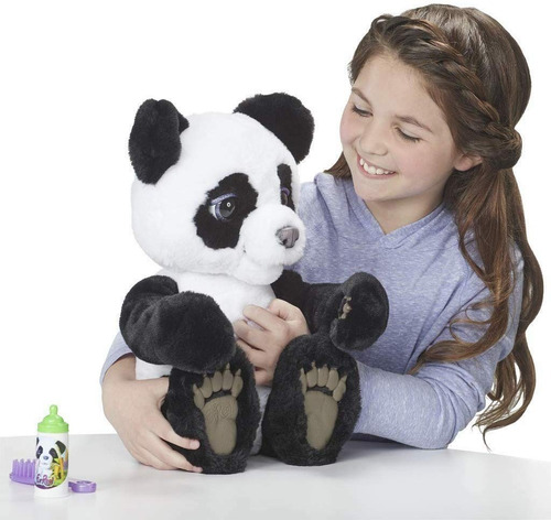Fur Real Oso Panda Curioso Plum Friends