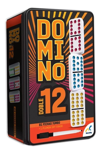 Domino 12 Doble Cubano Alta Gama Mas Jugadores Mas Agilidad