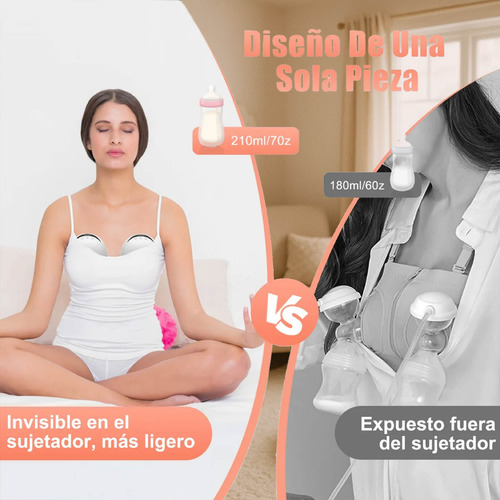 Extractor De Leche Electrico Portátil Manos Libres 2 Pcs