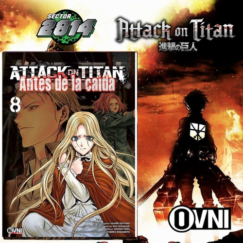 Attack On Titan Antes De La Caida Vol. 8-ovni