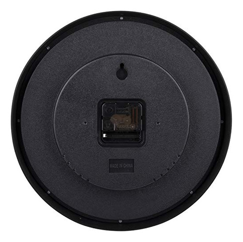 Reloj De Pared 12 Temperatura Humedad Silencioso