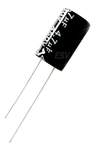 10x Capacitor Eletrolítico 4,7uf 450v 105°