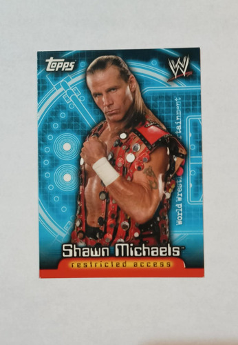 2006 Topps Wwe Insider Restricted Access 25 Shawn Michaels (Usado)