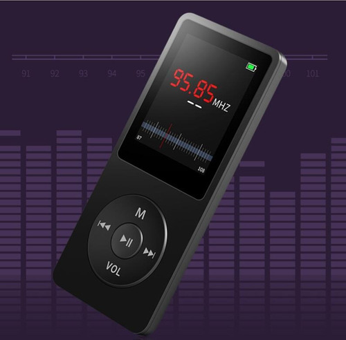 Leitor De Música Mp3 Mp4 Portátil