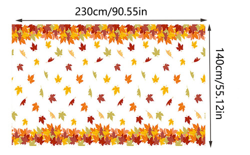 Toalha De Mesa LG De Ação De Graças Maple Leaf Accessories H
