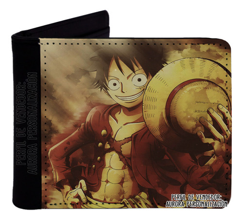 Billetera Cartera Cuero Sintético One Piece Anime 06