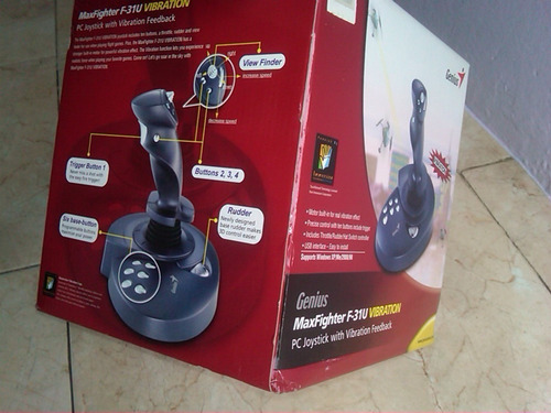 Joystick Maxfighter F-31u Palanca Mando Simulador Pc Usb