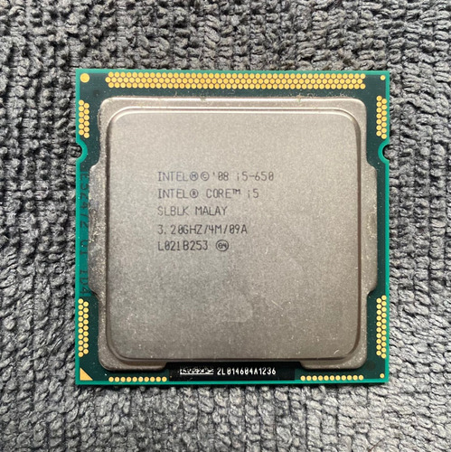 Procesador Intel® Core I5-650 Caché De 4m, 3,20 Ghz