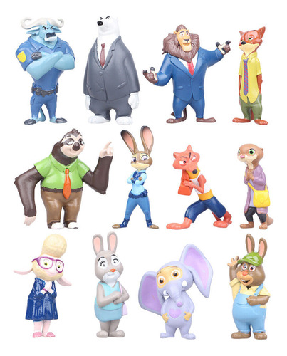 Figura De Juguete Zootopia Zootropolis De Judy Hopps Nick Wi