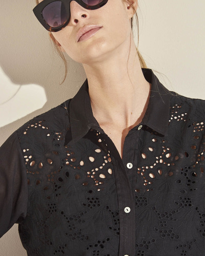 Imagen 3 de 5 de Camisa Portsaid Mykonos Con Botones Para Mujer