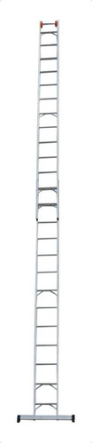 Escada De Alumínio Extensível 2 X 11 Degraus 3,85 X 6,24 M
