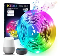 Comprar Cinta Tiras Luces Led Wifi 15 Metros  Alexa\u002Fgoogle Assistant