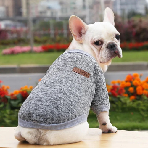 Chaqueta Para Mascotas, Suéteres Clásicos Color Gris Claro 2xl