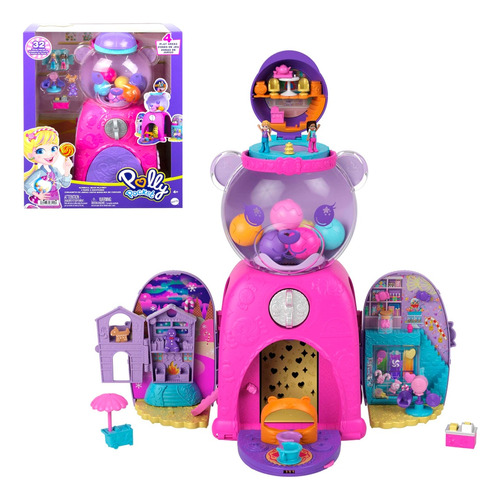 Polly Pocket Compacto De Maquina De Dulces De Osito