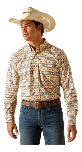 Camisa Caballero Ariat Apricot 8370