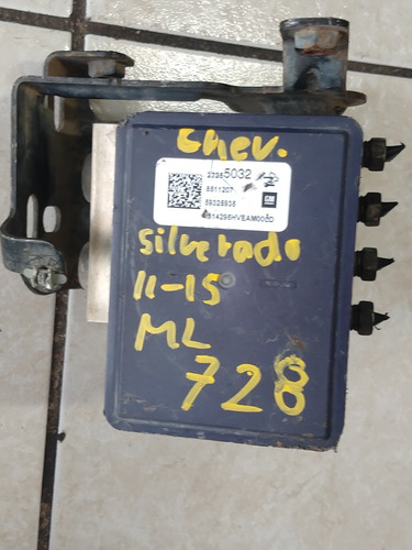 Módulo Abs Chevrolet Silverado 2011-1523255027 Ml728 (Usado)