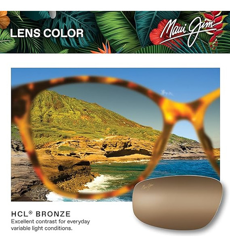 Gafas De Sol Maui Jim Women's Sugar Cane - Color: Transparent Mocha/hcl Bronze Polarized