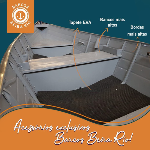 Botes De Aluminio Beira Rio Tibagi 600