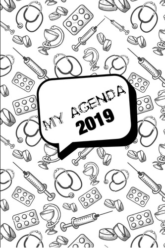 Libro: My Agenda 2019: Agenda Mensual Y Semanal + Organizado