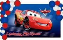 Comprar Banner Fondo Candy Bar Cumpleaños Cars Rayo Mcqueen  150x90