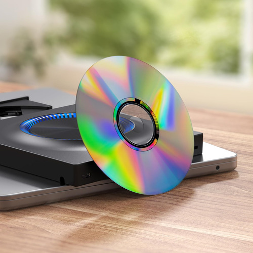 Lector Dvd Externo DRW-24F1MT Quemador Cd Grabador Usb Tipo C Color Negro Multilaser