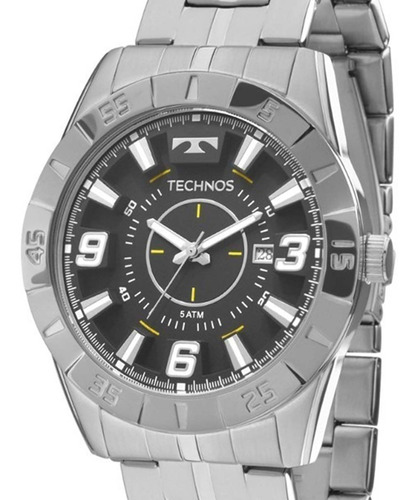 Relógio Technos Masculino 2115kyx/1p Prateado + Nf