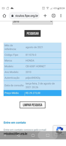 Imagem 5 de 5 de Honda Hornet