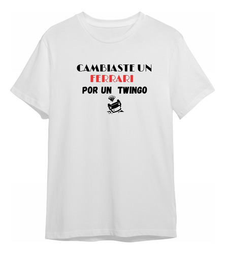 Camiseta Shakira Cambiaste Ferrari Personalizada Sublimada 