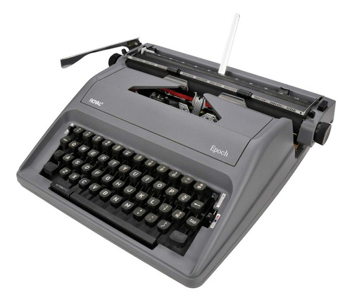 Máquina De Escribir Manual Gris