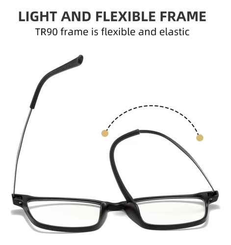 Lentes Para Computadora Lentes Luz Azul Unisex Ligeros