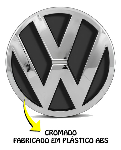 Emblema Tampa Traseira Saveiro G3 97 2002 2003 2005 Cromado