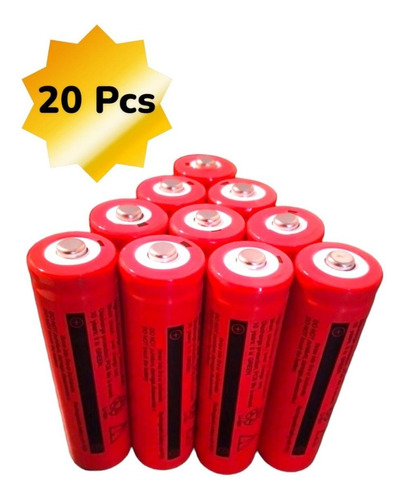 X20 Baterias 18650 Recargables 3.7v 8800mah 