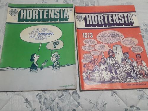 Revista Hortensia N° 135 Al N° 146 Precio X Unidad 