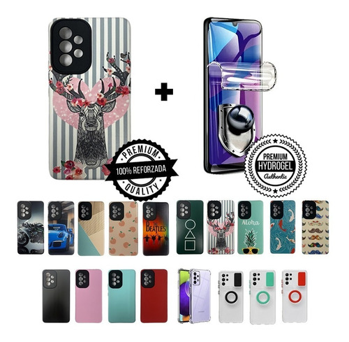 Case + Hydrogel Para Samsung A33 5g - Antishock Premium