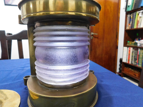Farol Nautico Naval Barco Marino Vidrio, U.s.a., Miralo (Usado)