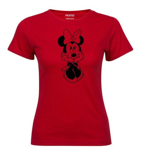 Polera Mujer Estampado Minnie