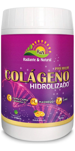 Colágeno Hidrolizado Premium, Reforzado Con Mg Y Zinc 300g